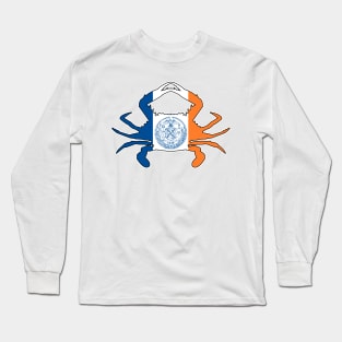 New York City Crab Flag Long Sleeve T-Shirt